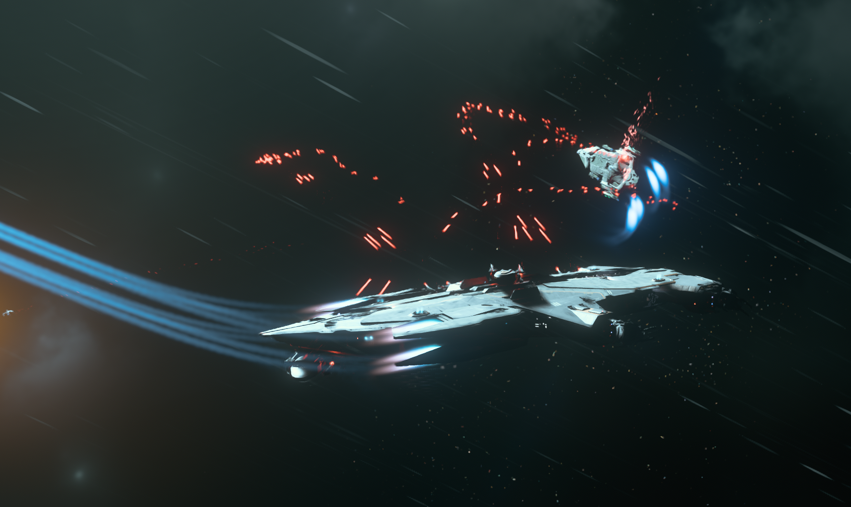 Bomb Squadron Capital Combat im Gefecht