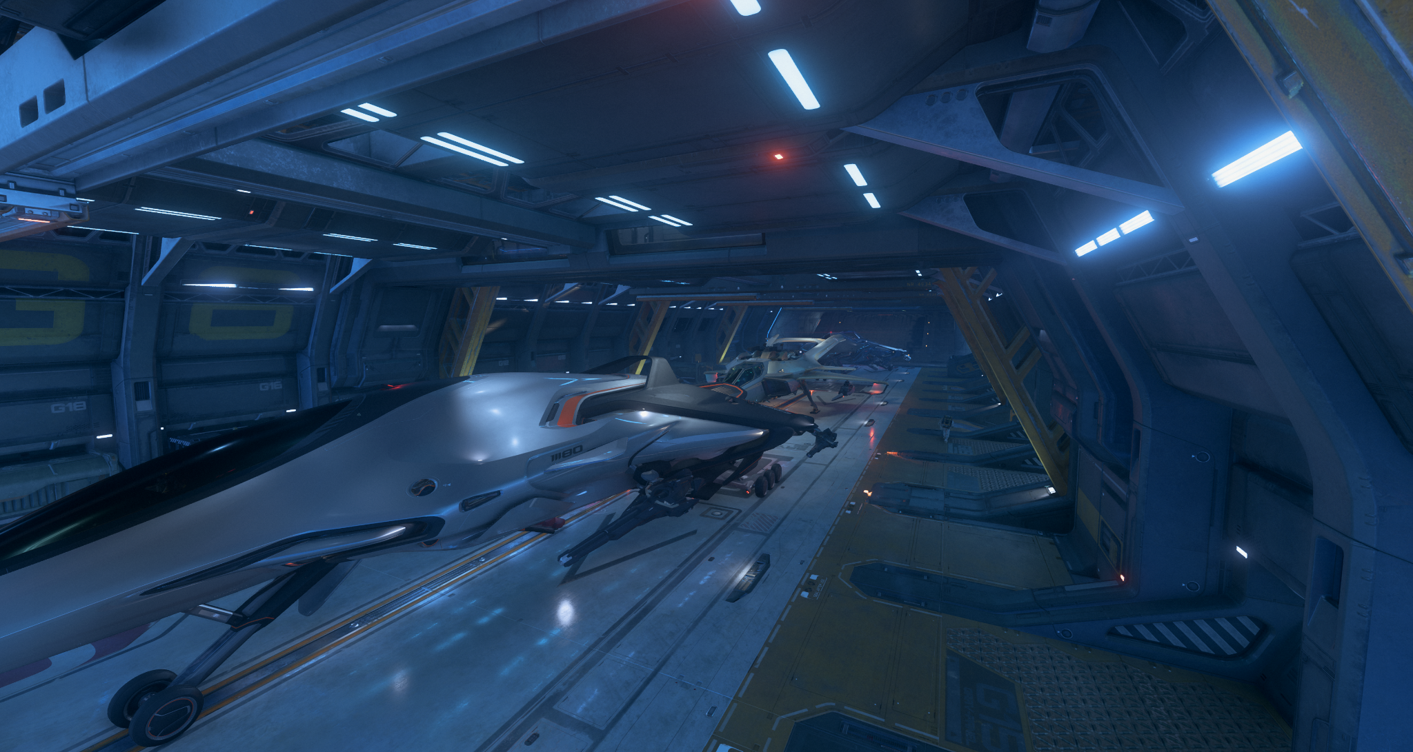 Reaper Squadron bei einer Air-Superiority-Operation im Hangar