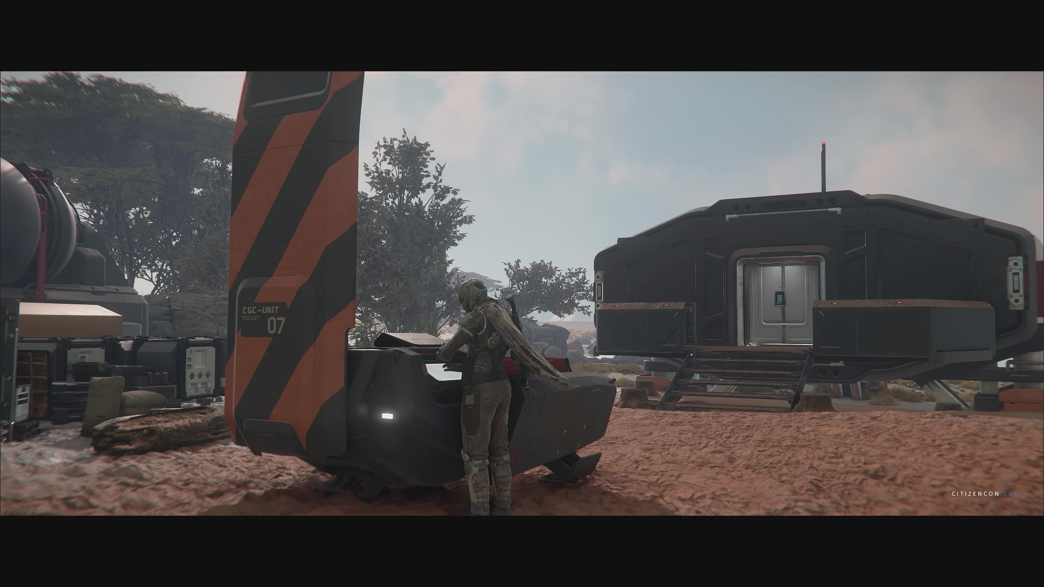 Hometown Crew beim Aufbau eines CRS-Standorts